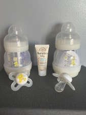 2 x New Mam baby bottles & 2 X