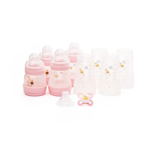 Mam bottle starter sets - starter, pink