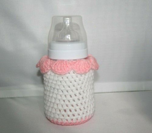 Handmade crochet baby bottle