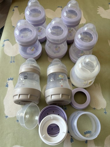 Mam bottles lot set - bottles, 9