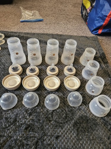 Mam bottles and bases - and,
