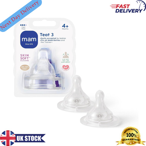 Mam teats size fast flow - teats, 3